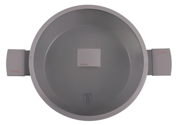 Pánev s titanovým povrchem a poklicí 32 cm Taupe Collection