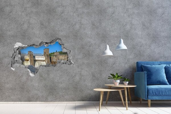 Fototapeta díra na zeď 3D Vodní nádrž nd-b-80782994