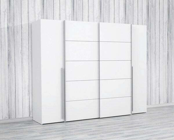 ŠATNÍ SKŘÍŇ, bílá, 270/210/61 cm MID.YOU - Šatní skříně, Online Only