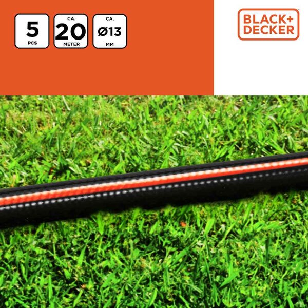BLACKDECKER Zahradní hadice 13mm x 20m ED-223432