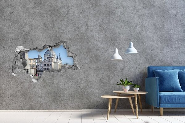 Fototapeta díra na zeď 3D Náměstí Svobody Lodž nd-b-81881278