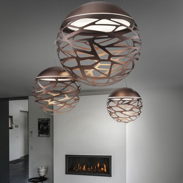 Lodes 14123 1000 Kelly Medium Sphere 50, závěsné svítidlo 3x23W LED, bílá, prům. 50cm