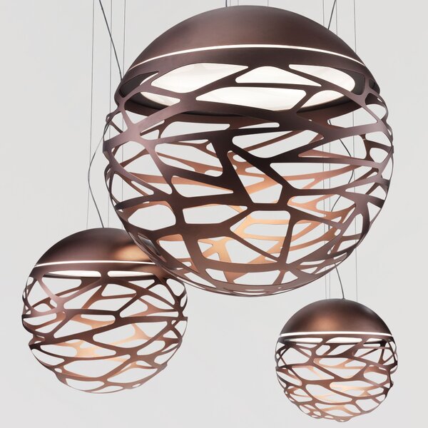 Lodes 14123 1000 Kelly Medium Sphere 50, závěsné svítidlo 3x23W LED, bílá, prům. 50cm
