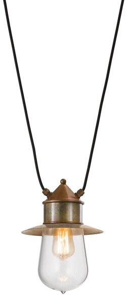 Il Fanale 270.12.ORT Drop, závěsné svítidlo pro systém Drop, 1x57W E27, staromosaz, prům. 14cm, IP55