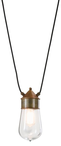 Il Fanale 270.02.ORT Drop, závěsné svítidlo pro systém Drop, 1x57W E27, staromosaz, prům. 14cm, IP55