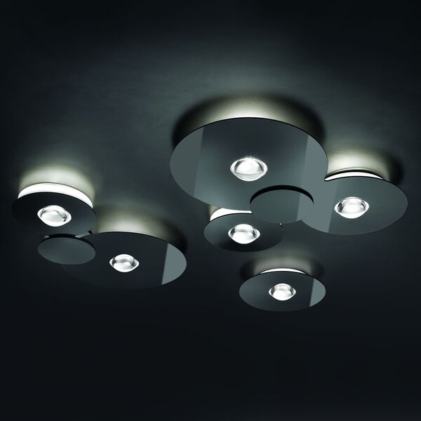 Lodes 16133 2227 Bugia Triple, stropní svítidlo, 3x15W LED 2700K, černá, délka 52,5cm