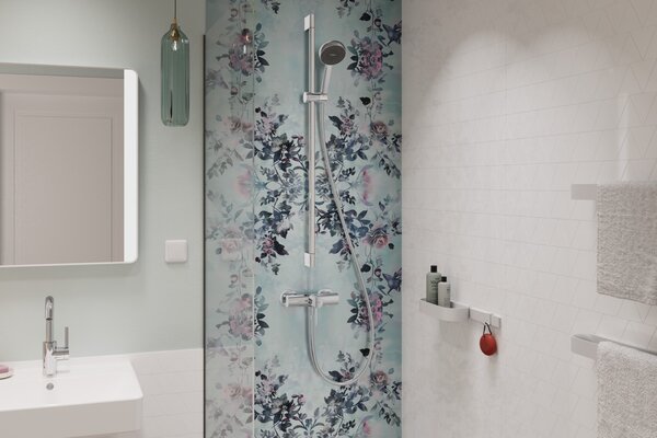 Hansgrohe Activera Select S - Sprchová souprava 95 2jet s tyčí 900 mm, EcoSmart, chrom 28046000