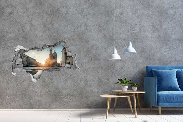 Fototapeta díra na zeď 3D Krakov Polsko nd-b-83189546