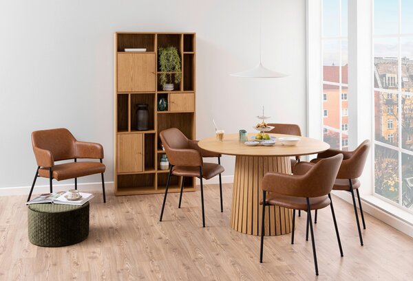 JÍDELNÍ STŮL, dub, barvy dubu, 120/120/75 cm MID.YOU, Online Only