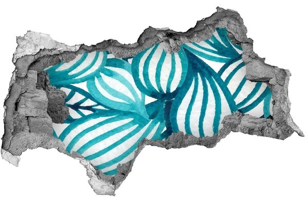 3D díra na zeď Květinový vzor nd-b-84398507