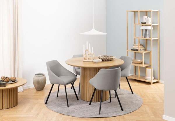 JÍDELNÍ STŮL, přírodní barvy, 120/120/75 cm P & B - Jídelní stoly, Online Only