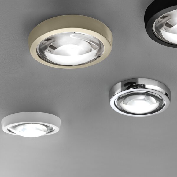 Lodes 16560 4527 Nautilus spot, stropní svítidlo v provedení champagne, 10W LED 2700K dim, prům. 13,4cm