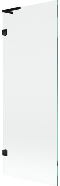 Mexen, Mexen Lunar L 1-křídlová vanová zástěna 70 x 150 cm, transparentní, černá - 897L-070-000-70-00