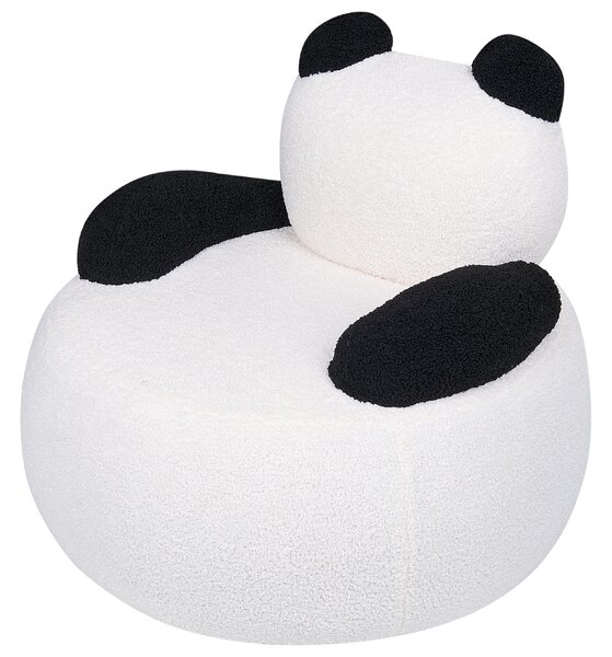 Dětské křeslo Panda VIBY Buklé Bílá