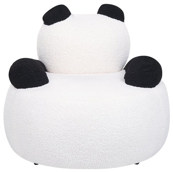 Dětské křeslo Panda VIBY Buklé Bílá
