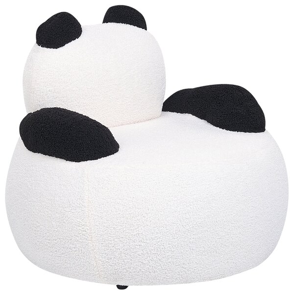 Dětské křeslo Panda VIBY Buklé Bílá