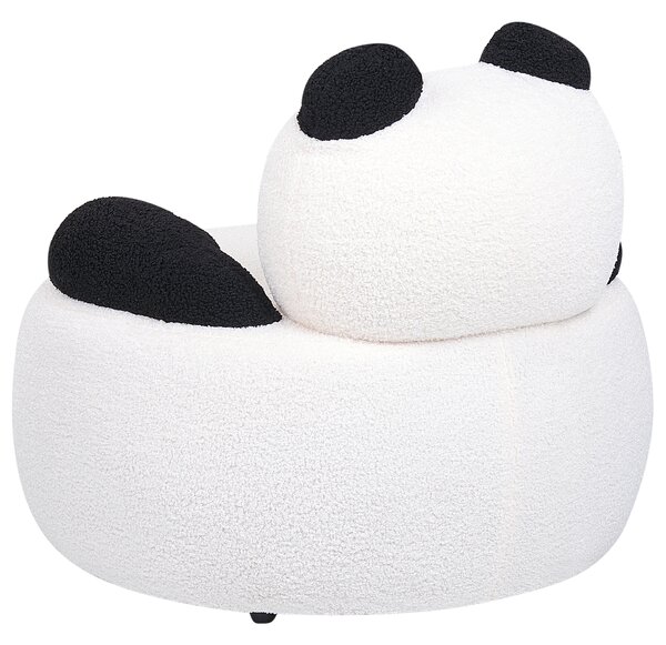 Dětské křeslo Panda VIBY Buklé Bílá