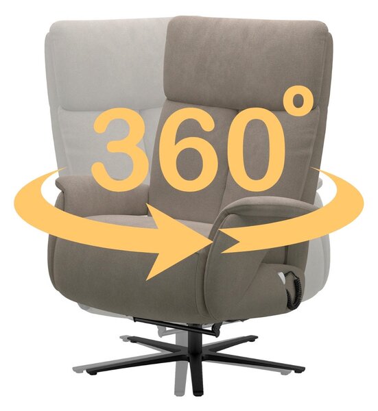 RELAXAČNÍ KŘESLO, kůže, červenohnědá Sit & More - Online Only křesla & taburety, Online Only