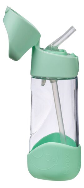 Láhev na pití s brčkem, 450ml, b.box, spearmint