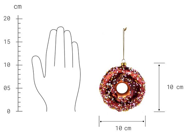 HANG ON Ozdoba donut
