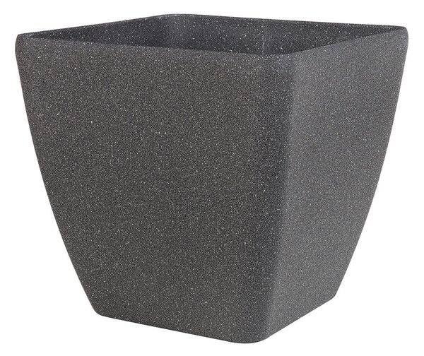 Sada 2 květináčů ZELI 34 cm Tmavě šedá