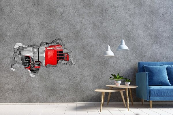 Fototapeta díra na zeď Červené autobusy nd-b-86269238