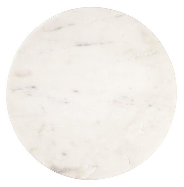 MARBLE Mramorový tác 30 cm - bílá