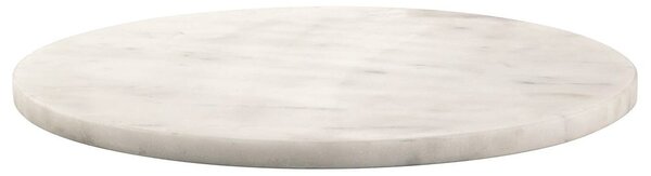 MARBLE Mramorový tác 30 cm - bílá