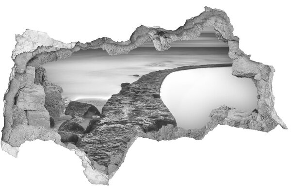 Nálepka fototapeta 3D výhled Kamenná pláž nd-b-86464123