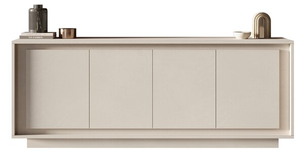 ŠIROKÁ KOMODA, kašmírová, 207/80/50 cm MID.YOU - Online Only komody, Online Only