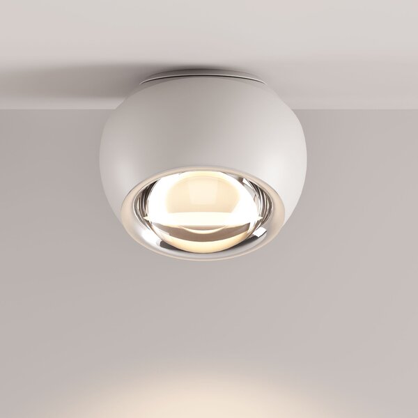 Lodes 18340 2027 Spider, černé stropní svítidlo se směrováním světla, 10W LED 2700K stmívatelné, prům. 12cm