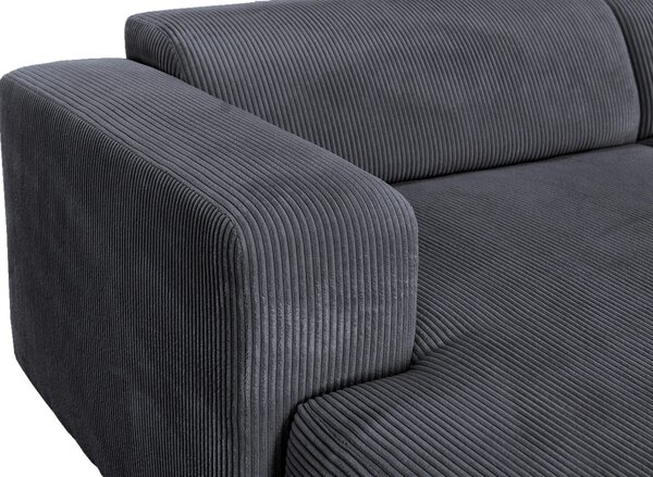ROHOVÁ SEDAČKA, textil, barvy grafitu P & B - Sedací soupravy, Online Only