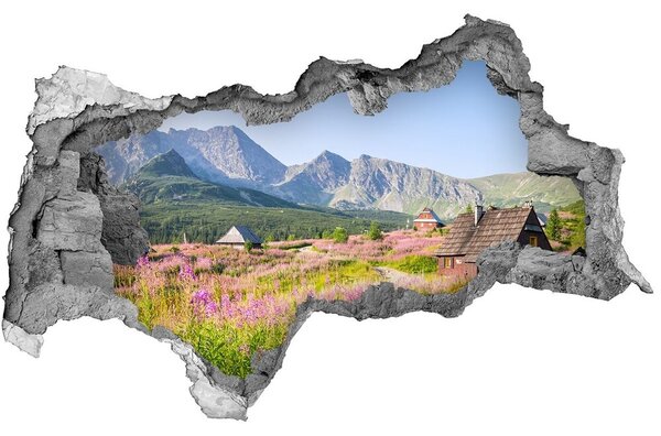 Nálepka fototapeta 3D na zeď Chaty v horách nd-b-90098550