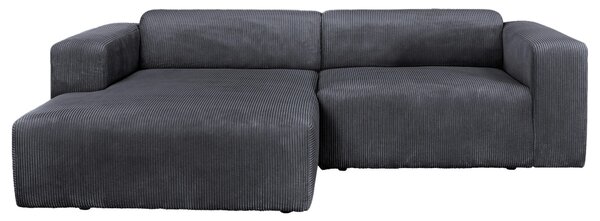 ROHOVÁ SEDAČKA, textil, barvy grafitu P & B - Sedací soupravy, Online Only