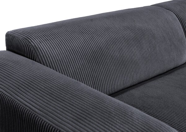 ROHOVÁ SEDAČKA, textil, barvy grafitu P & B - Sedací soupravy, Online Only
