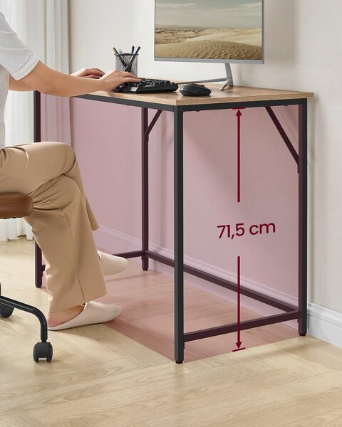 PC STŮL, hnědá, černá, 100/50/76 cm Boxxx - Online Only psací stoly, Online Only