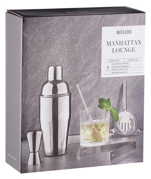 MANHATTAN LOUNGE Set na koktejly 5 dílů