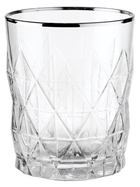 UPSCALE Sklenice na vodu 345 ml - stříbrná
