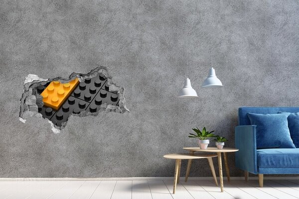 Fototapeta díra na zeď 3D Lego nd-b-93866818