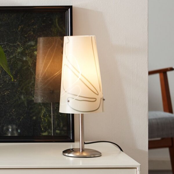 Brilliant 02747/22 Šedá stolní lampa ISI
