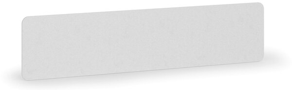 Akustická nástěnka 180 x 40 cm, bílá