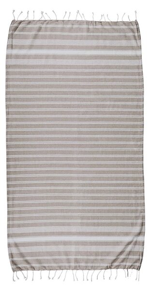SURFSIDE Osuška 90 x 170 cm - šedohnědá