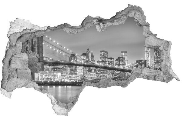 Fotoobraz díra na stěnu Brooklynský most nd-b-95854275