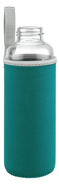 SMOOTHIE Láhev s pouzdrem 500 ml - petrolejová