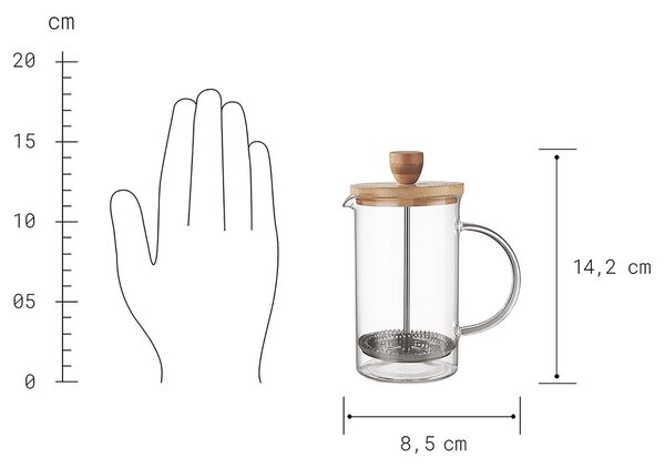 BREWSTER French press 600 ml