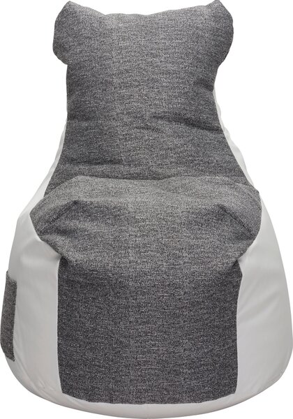 SEDACÍ VAK, šedá, bílá Carryhome - Sedací vaky