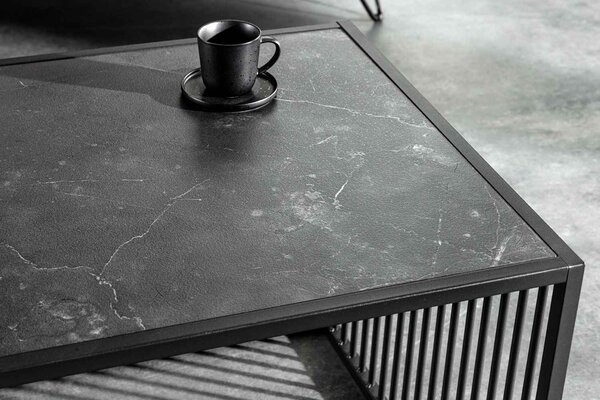 Designový konferenční stolek Haines 100 cm vzor mramor
