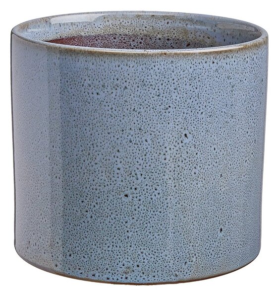 GLAZE Glazovaný květináč 17 cm - olivová