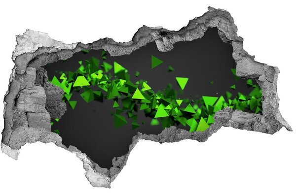 Samolepící díra na stěnu Geometrická vlna nd-b-98200127