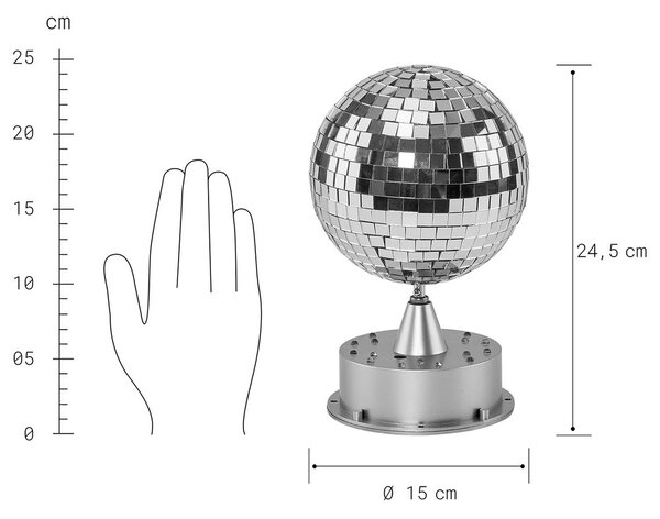 Disco koule s osvětlením
